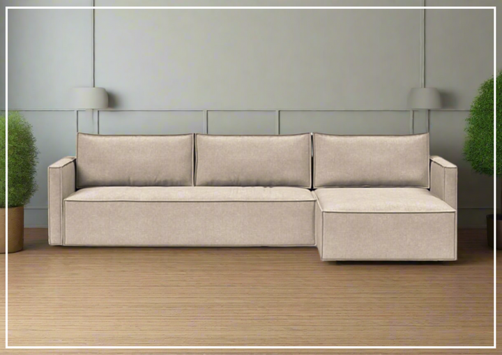 Innovation Living Newilla Fabric 3-Seater L-Shape Sectional Sleeper Sofa-Jennihome