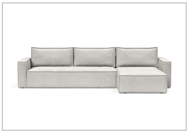 Innovation Living Newilla Fabric 3-Seater L-Shape Sectional Sleeper Sofa-Jennihome