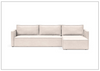 Innovation Living Newilla Fabric 3-Seater L-Shape Sectional Sleeper Sofa-Jennihome