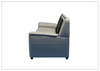 Italia Verenzo Leather Sleeper Sofa | Queen | Memory Foam Mattress | Klaussner