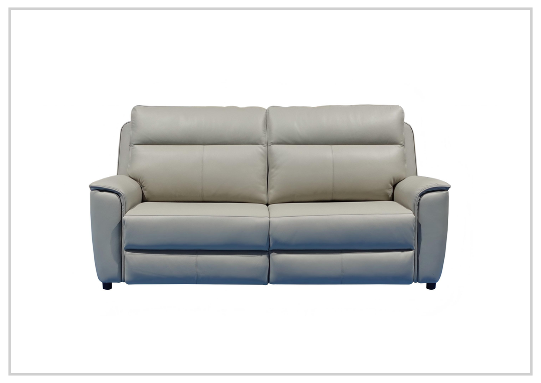Italia Verenzo Leather Sleeper Sofa | Queen | Memory Foam Mattress | Klaussner