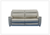Italia Verenzo Leather Sleeper Sofa | Queen | Memory Foam Mattress | Klaussner