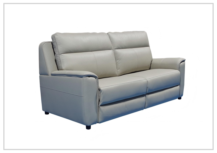 Italia Verenzo Leather Sleeper Sofa | Queen | Memory Foam Mattress | Klaussner