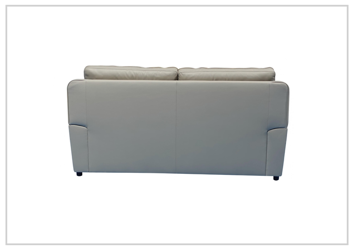 Italia Verenzo Leather Sleeper Sofa | Queen | Memory Foam Mattress | Klaussner