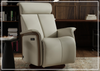 Jewel Leather Recliner Chair | Swivel & Gliding Motion | Fjords - Jennihome