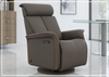 Jewel Leather Recliner Chair | Swivel & Gliding Motion | Fjords - Jennihome