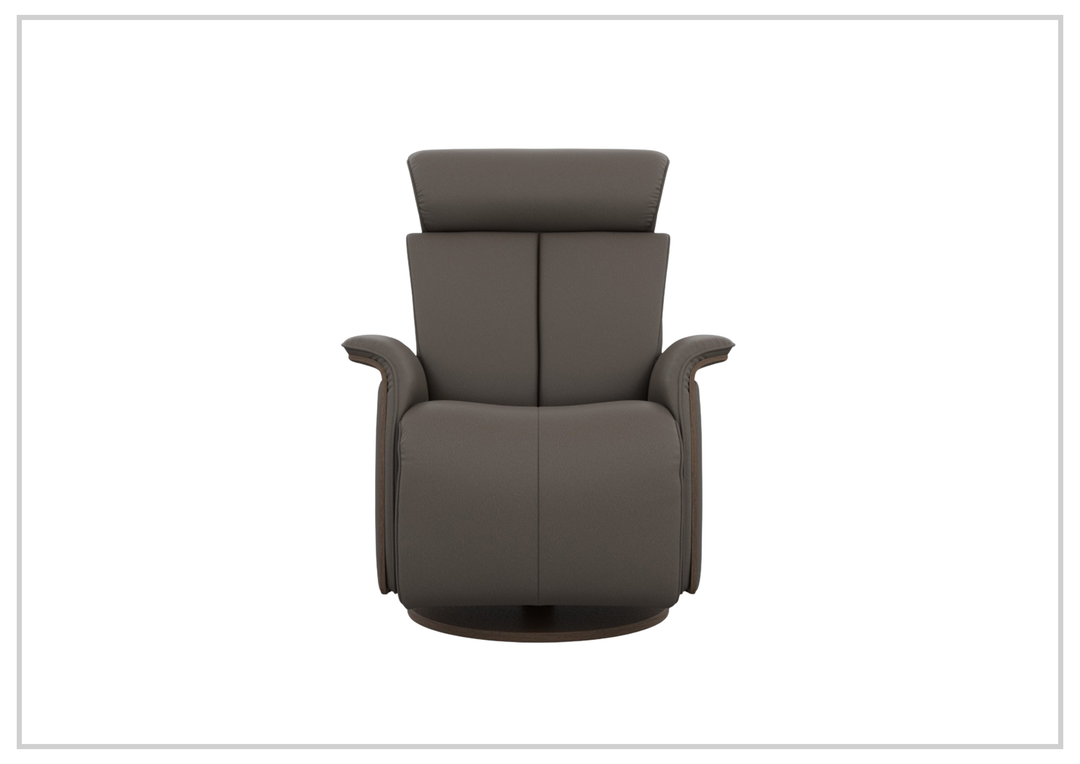 Jewel Leather Recliner Chair | Swivel & Gliding Motion | Fjords - Jennihome