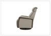 Jewel Leather Recliner Chair | Swivel & Gliding Motion | Fjords - Jennihome