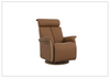 Jewel Leather Recliner Chair | Swivel & Gliding Motion | Fjords - Jennihome