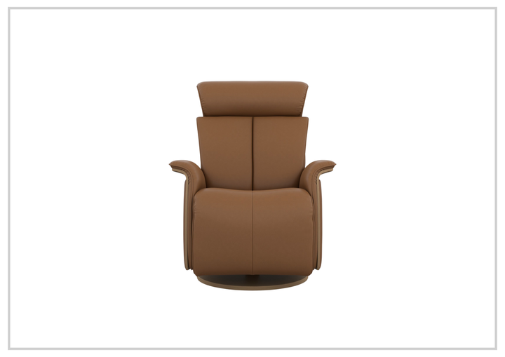 Jewel Leather Recliner Chair | Swivel & Gliding Motion | Fjords - Jennihome