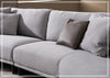 Jovan Curved Sectional Sofa | Built-In Wooden Side Table | Gio Italia-Jenni Home