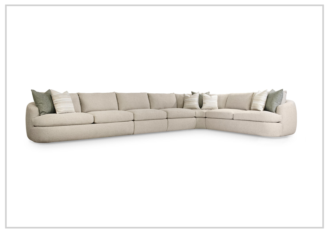 Jules Fabric Sectional Sofa | Throw Pillows | Bernhardt