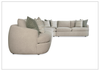 Jules Fabric Sectional Sofa | Throw Pillows | Bernhardt