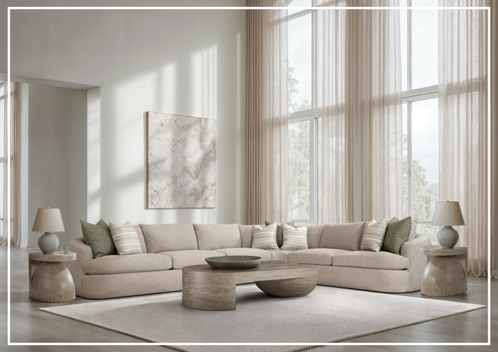 Jules Fabric Sectional Sofa | Throw Pillows | Bernhardt-Jennihome