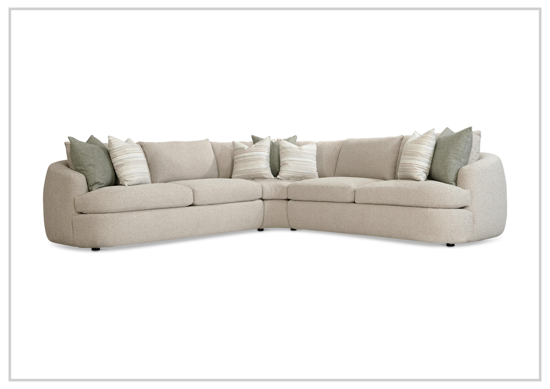 Jules Fabric Sectional Sofa | Throw Pillows | Bernhardt-Jennihome
