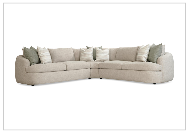 Jules Fabric Sectional Sofa | Throw Pillows | Bernhardt-Jennihome