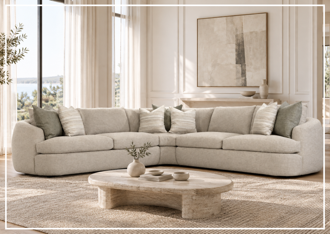 Jules Fabric Sectional Sofa | Throw Pillows | Bernhardt-Jennihome