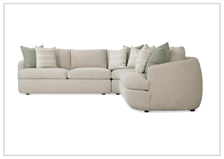 Jules Fabric Sectional Sofa | Throw Pillows | Bernhardt-Jennihome