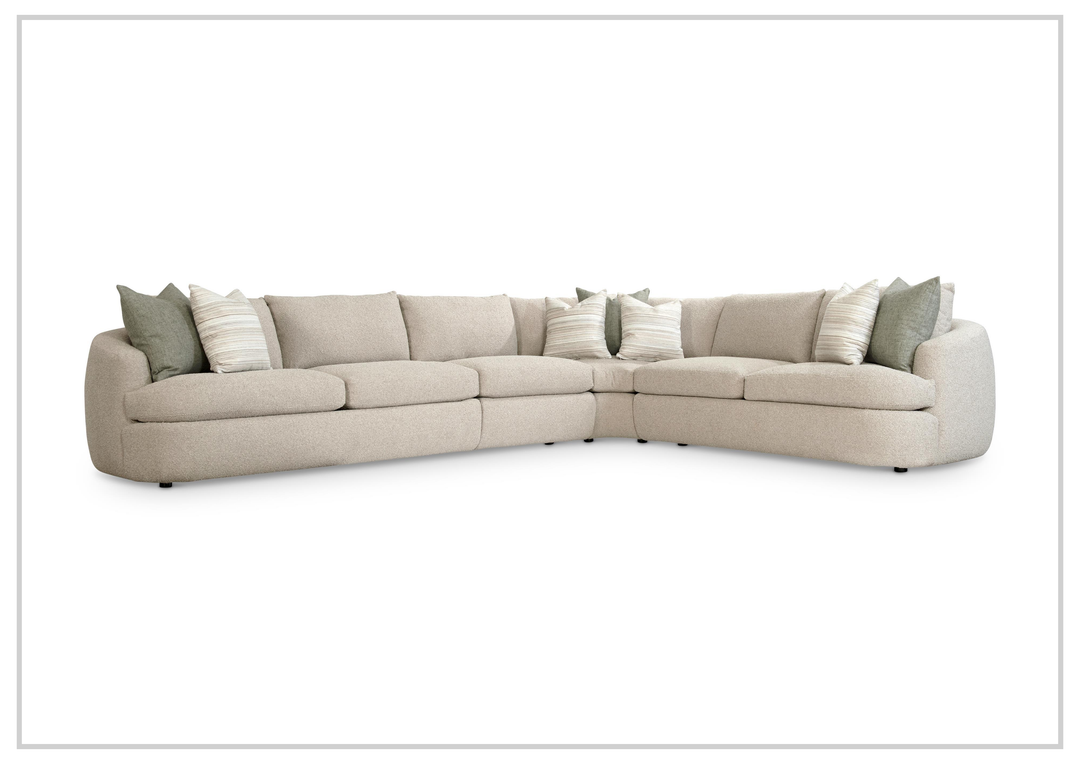 Jules Fabric Sectional Sofa | Throw Pillows | Bernhardt-Jennihome
