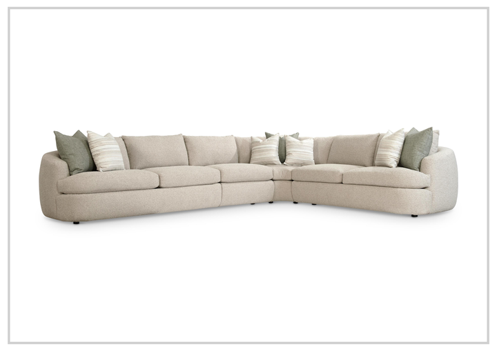 Jules Fabric Sectional Sofa | Throw Pillows | Bernhardt-Jennihome