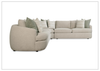 Jules Fabric Sectional Sofa | Throw Pillows | Bernhardt-Jennihome