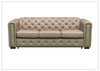 Callas Queen Sleeper Sofa | Gray Leather | Button Tufts | Digio Leather
