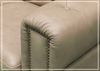 Callas Queen Sleeper Sofa | Gray Leather | Button Tufts | Digio Leather