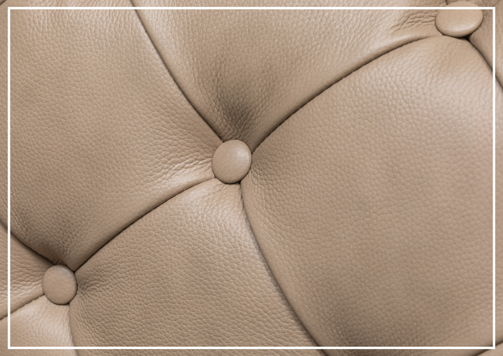 Callas Queen Sleeper Sofa | Gray Leather | Button Tufts | Digio Leather