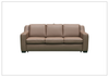 Alaves Queen Sleeper Sofa | 3-Seater | Brown Leather | Kathy Ireland