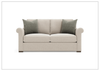 Keirnan Gray Fabric Loveseat | Rolled Arm | Bernhardt-Jennihome