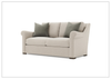 Keirnan Gray Fabric Loveseat | Rolled Arm | Bernhardt-Jennihome