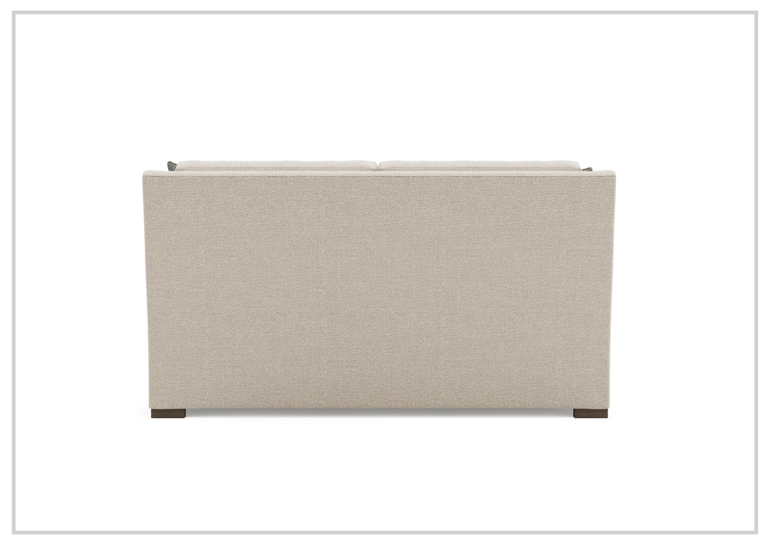 Keirnan Gray Fabric Loveseat | Rolled Arm | Bernhardt-Jennihome
