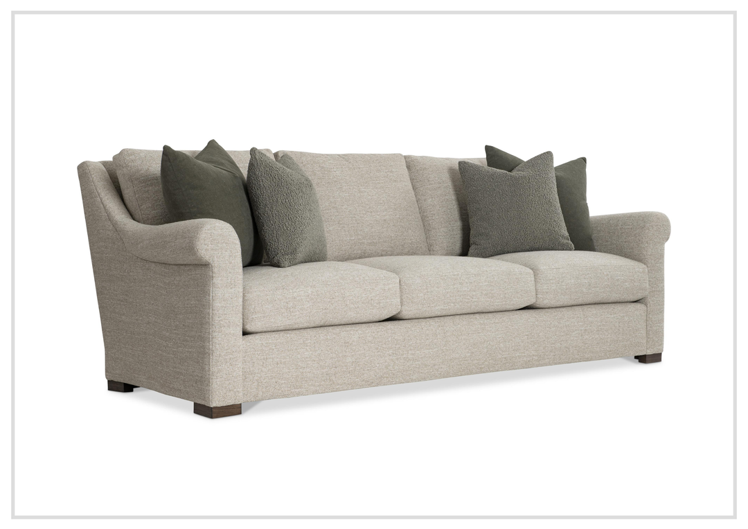 Keirnan Gray Fabric Sofa | Rolled Arms | Bernhardt