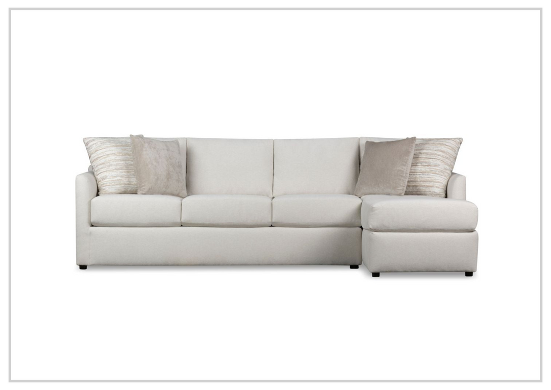 Klaussner Arden L-Shape 2 Piece Fabric  Sectional Sofa-Jennihome