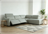 Arlo Power Recliner Sectional Sofa with Chaise | Gray Fabric | Klaussner-JenniHome