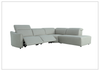 Arlo Power Recliner Sectional Sofa with Chaise | Gray Fabric | Klaussner-JenniHome