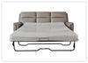 Klaussner Aven Leather Match 3 Seater Queen Sleeper Sofa in Beige-Jennihome