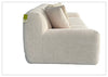Bellanzo Italian Boucle Fabric Sofa | Deep Tufted Seats & Square Arms | Klaussner