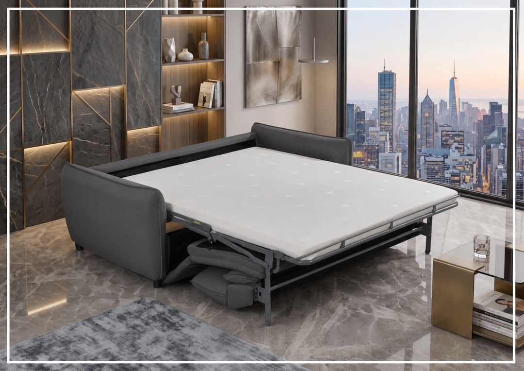 Cortland Modern Queen Sleeper Sofa | Pull-Out Mechanism | Klaussner
