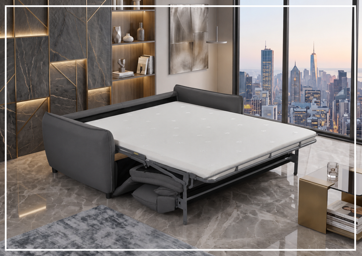 Cortland Modern Queen Sleeper Sofa | Pull-Out Mechanism | Klaussner