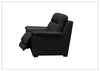 Klaussner Delano Power Recliner Chair in Black with USB Port-Jennihome