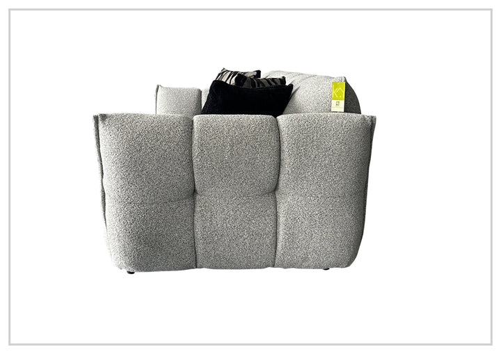 Faviano Fabric Curved Chair | Sculpted Arms| Klaussner-JenniHome