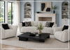 Faviano Fabric Curved Sofa | Sculpted Arms | Klaussner- Jennihome
