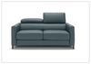 Kathy Ireland Avelina Leather Sleeper Sofa With Easy Open Mechanism