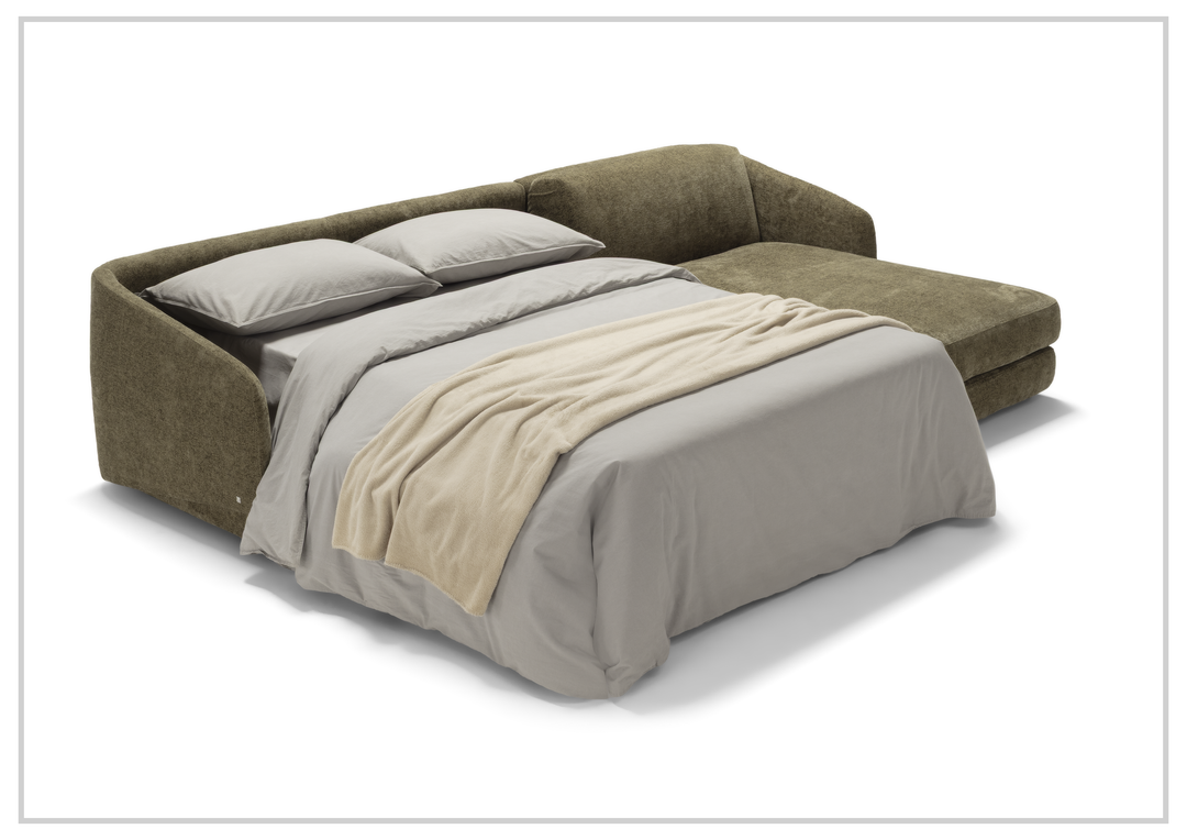 Klaussner Italia Cantico Sleeper with Chaise