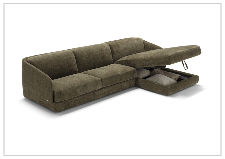 Klaussner Italia Cantico Sleeper with Chaise