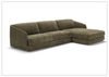 Klaussner Italia Cantico Sleeper with Chaise