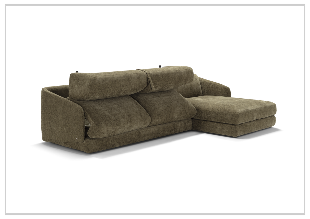 Klaussner Italia Cantico Sleeper with Chaise