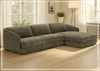 Klaussner Italia Cantico Sleeper with Chaise