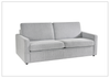 Klaussner Leon Queen Leather Sleeper Sofa With Easy Open Mechanism